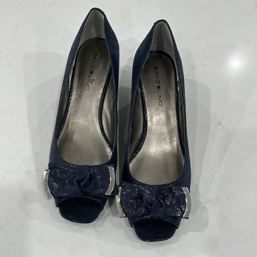 Bandolino Blue Wedges  